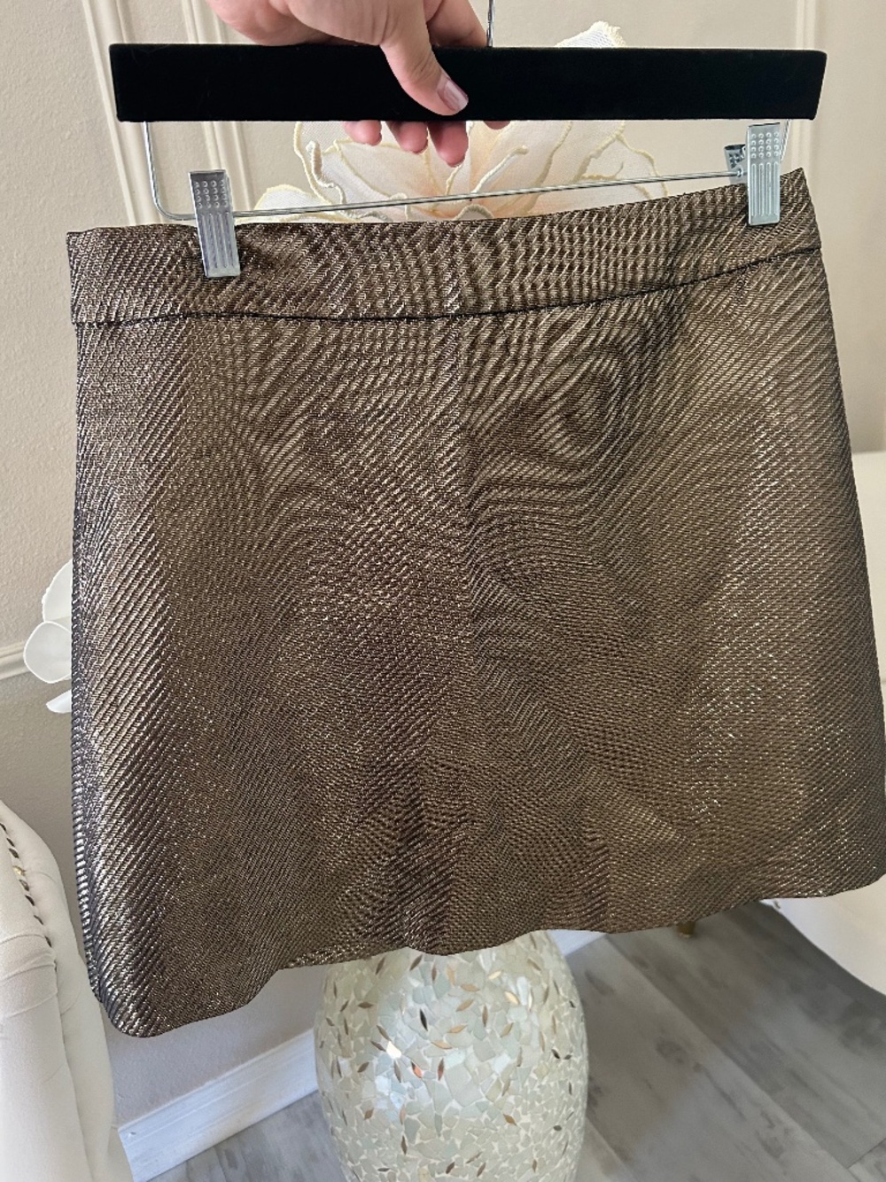 Holiday mini skirt